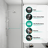 hansgrohe Vernis Shape EcoSmart Shower Kit with Diverter - Chrome