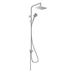 hansgrohe Vernis Shape EcoSmart Shower Kit with Diverter - Chrome - 26289000 Large Image