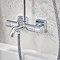 hansgrohe Vernis Shape EcoSmart Showerpipe 230 Thermostatic Bath Shower Mixer - 26098000  Standard Large Image