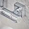 hansgrohe Vernis Shape EcoSmart Showerpipe 230 Thermostatic Bath Shower Mixer - 26098000  additional Large Image
