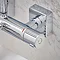 hansgrohe Vernis Shape EcoSmart Showerpipe 230 Thermostatic Bath Shower Mixer - 26098000 additional Large Image
