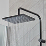 hansgrohe Vernis Shape EcoSmart Showerpipe 230 Thermostatic Shower Mixer - Matt Black