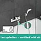 hansgrohe Vernis Shape Exposed Single Lever Bath Shower Mixer - Chrome - 71450000  Standard Large Image
