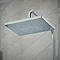 hansgrohe Vernis Shape Green Showerpipe 230 Thermostatic Shower Mixer - 26319000 Profile Large Image