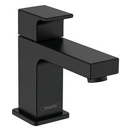 hansgrohe Vernis Shape Pillar Tap 70 for Cold Water without Waste - Matt Black - 71592670 Medium Ima