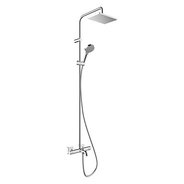 hansgrohe Vernis Shape Showerpipe 230 Thermostatic Bath Shower Mixer - 26284000  Feature Large Image