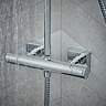hansgrohe Vernis Shape Showerpipe 230 Thermostatic Shower Mixer - Chrome - 26286000  In Bathroom Large Image
