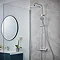 hansgrohe Vernis Shape Showerpipe 230 Thermostatic Shower Mixer - Chrome - 26286000 Large Image