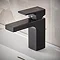 hansgrohe Vernis Shape Single Lever Basin Mixer 100 with Pop-up Waste - Matt Black - 71561670 Standard Large Image