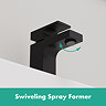 hansgrohe Vernis Shape Single Lever Basin Mixer 70 CoolStart with Pop-up Waste - Matt Black - 71593670