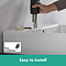 hansgrohe Vernis Shape Single Lever Basin Mixer 70 CoolStart with Pop-up Waste - Matt Black - 71593670