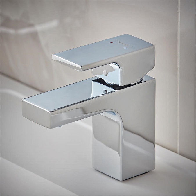hansgrohe Vernis Shape Single Lever Basin Mixer 70 without Waste - Chrome - 71567000  Feature Large Image