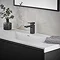 hansgrohe Vernis Shape Single Lever Basin Mixer 70 without Waste - Matt Black - 71567670  Feature Large Image
