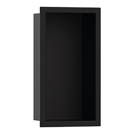 hansgrohe XtraStoris Original Wall Niche with Frame - Matt Black