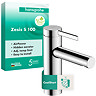 hansgrohe Zesis S 100 CoolStart Single Lever Basin Mixer without Waste Set