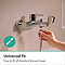 hansgrohe Zesis S Single Lever Bath Mixer for Exposed Installation - Chrome