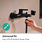 hansgrohe Zesis S Single Lever Bath Mixer for Exposed Installation - Matt Black