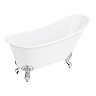 Harlow 1610 x 705mm Slipper Bath + Chrome Leg Set  Feature Large Image