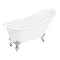 Harlow 1610 x 705mm Slipper Bath + Chrome Leg Set  Feature Large Image