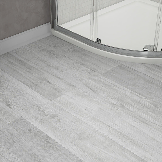 Harlow 181 x 1220mm Dove Grey Finish Vinyl Waterproof Plank Flooring  Standard Large Image