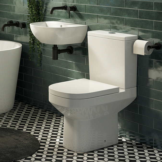 Harmonia 0TH Cloakroom Suite (Basin + Close Coupled Toilet) Large Image