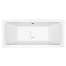 Harmony Double Ended Bath with Hidden Waste Cover Large Image