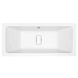 Harmony Double Ended Bath with Hidden Waste Cover Large Image