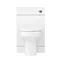 Harmony Gloss White BTW WC Unit with Cistern + Soft Close Seat W500 x D200mm  In Bathroom Large Image