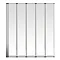 Haro Folding Bath Screen (1200mm Wide - 5 Fold Concertina) Profile Large Image