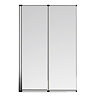 Haro Folding Bath Screen (800mm Wide - 2 Fold Concertina) Profile Large Image