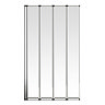 Haro Folding Bath Screen (900mm Wide - 4 Fold Concertina) Profile Large Image