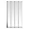 Haro Folding Bath Screen (900mm Wide - 4 Fold Concertina) Profile Large Image