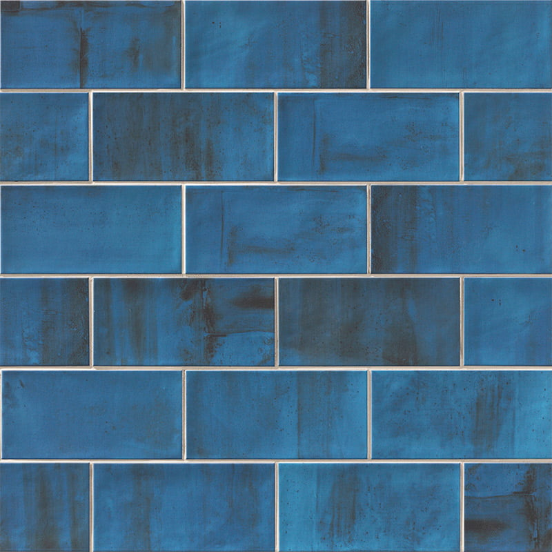 Harrison Blue Gloss Wall Tiles 100 x 200mm
