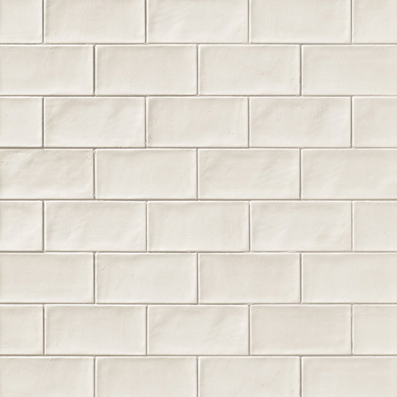 Harrison White Gloss Wall Tiles - 100 x 200mm