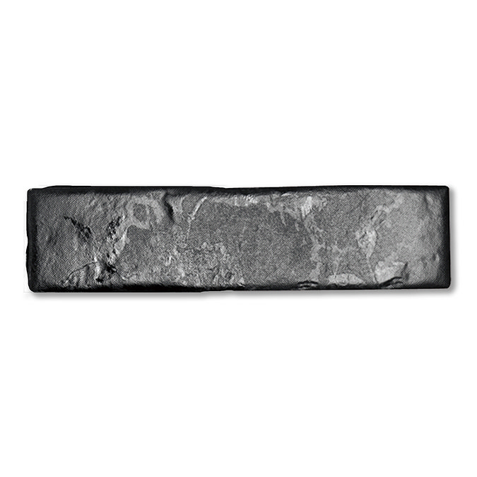 Hartby Black Rustic Brick Effect Wall Tiles - 70 x 280mm