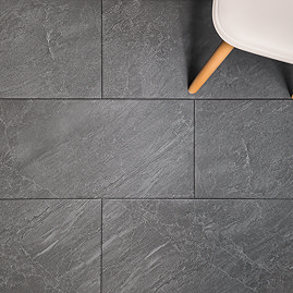 Havard Grey Stone Effect Wall & Floor Tiles - 330 x 660mm
