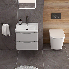 Havard Grey Stone Effect Wall & Floor Tiles - 610 x 610mm