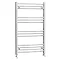 Hayle Curved Heated Towel Rail - W600 x H1000mm - Chrome Large Image