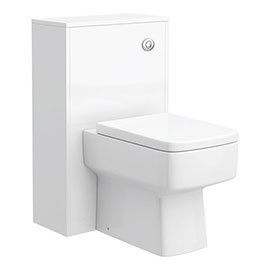 Haywood 500mm Gloss White WC Unit + Cistern Medium Image