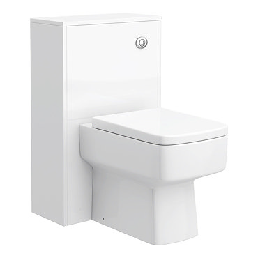 Haywood 500mm Gloss White WC Unit + Cistern  Feature Large Image