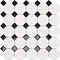 Haywood Black & White Mosaic Tile Sheet - 295 x 295mm  Profile Large Image