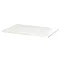 Haywood Gloss Grey / Driftwood Wall Hung Countertop Vanity - 600mm w. Open Shelf + White Worktop  Standard Large Image