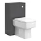 Haywood Grey Modern Sink Vanity Unit + Toilet Package  Standard Large Image