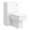 Haywood White Modern Sink Vanity Unit + Toilet Package Standard Large Image