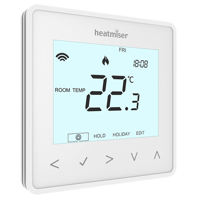 Heatmiser neoAir v2 Wireless Smart Thermostat - Glacier White Large Image