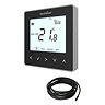 Heatmiser neoStat-e V2 - Electric Floor Heating Thermostat - Sapphire Black Large Image