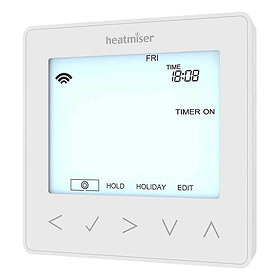 Heatmiser neoStat-hw V2 - Hot Water Programmer - Glacier White Large Image