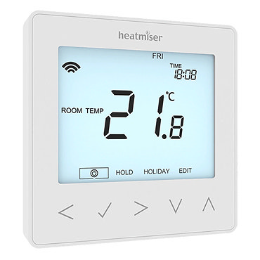 Heatmiser neoStat V2 - Programmable Thermostat - Glacier White  Profile Large Image