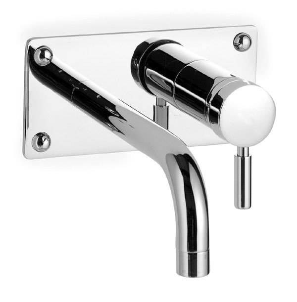 Helix Single Lever Wall Mounted Bath Filler Large Image