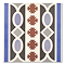 Hellier Border Patterned Wall and Floor Tiles - 200 x 200mm